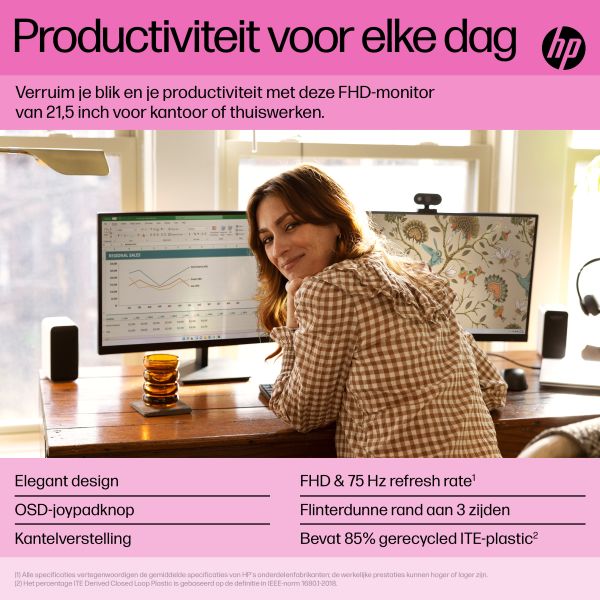 HP P22 G5 FHD-monitor (64X86AA#ABB)