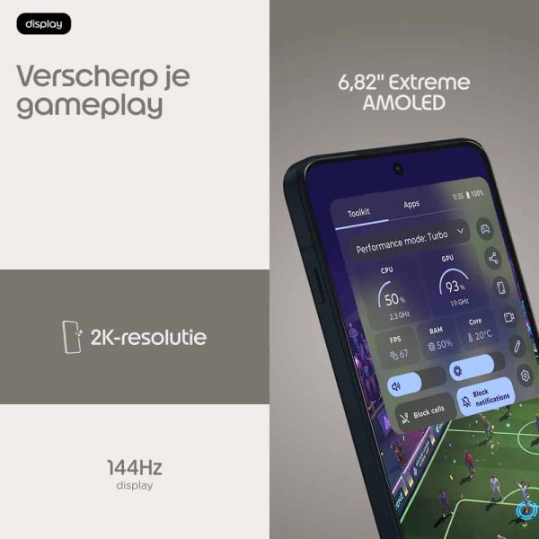 Motorola edge 70 max 17,3 cm (6.82") Dual SIM Android 16.0 5G USB Type-C 8 GB 256 GB 7100 mAh Grijs (PBCU0004SE) Motorola edge 70 max 17,3 cm (6.82") Dual SIM Android 16.0 5G USB Type-C 8 GB 256 GB 7100 mAh Grijs (PBCU0004SE)