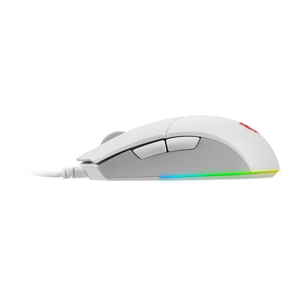 MSI CLUTCH GM11 WHITE muis Gamen Ambidextrous USB Type-A Optisch 5000 DPI (S12-0401950-CLA)