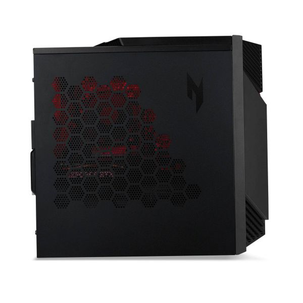 Acer NITRO 50 (N50-660) Intel Core Ultra 7 265F 32 GB DDR5-SDRAM 1 TB SSD NVIDIA GeForce RTX 5060 Windows 11 Home Desktop PC Zwart, Rood (DG.E4FEG.009)