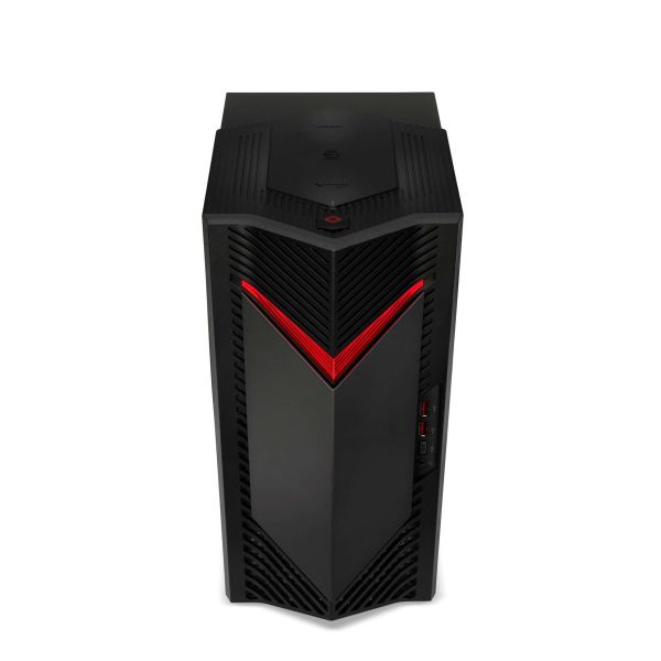 Acer NITRO 50 (N50-660) Intel Core Ultra 7 265F 32 GB DDR5-SDRAM 1 TB SSD NVIDIA GeForce RTX 5060 Windows 11 Home Desktop PC Zwart, Rood (DG.E4FEG.009)