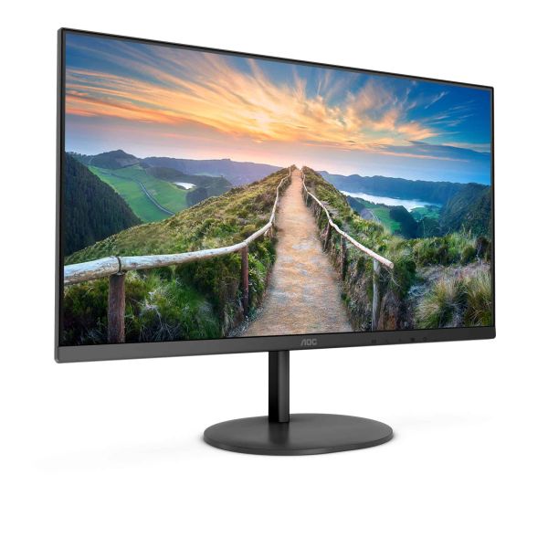 AOC V4 U27V4EA computer monitor 68,6 cm (27") 3840 x 2160 Pixels 4K Ultra HD LED Zwart (U27V4EA) AOC V4 U27V4EA computer monitor 68,6 cm (27") 3840 x 2160 Pixels 4K Ultra HD LED Zwart (U27V4EA)