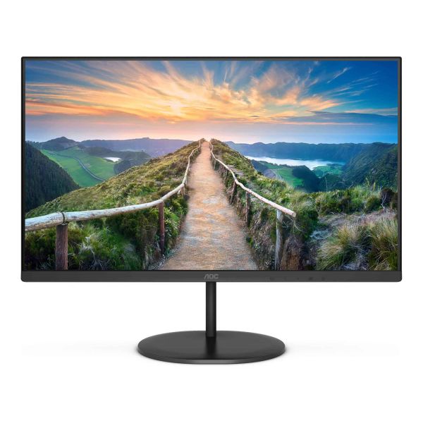 AOC V4 U27V4EA computer monitor 68,6 cm (27") 3840 x 2160 Pixels 4K Ultra HD LED Zwart (U27V4EA) AOC V4 U27V4EA computer monitor 68,6 cm (27") 3840 x 2160 Pixels 4K Ultra HD LED Zwart (U27V4EA)