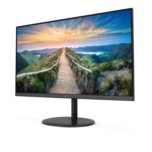 AOC V4 U27V4EA computer monitor 68,6 cm (27") 3840 x 2160 Pixels 4K Ultra HD LED Zwart (U27V4EA) AOC V4 U27V4EA computer monitor 68,6 cm (27") 3840 x 2160 Pixels 4K Ultra HD LED Zwart (U27V4EA)