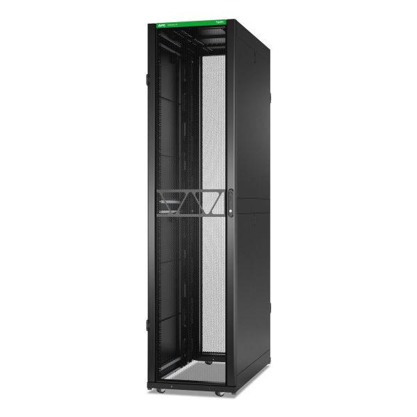 APC NetShelter SX, serverrackbehuizing, Gen 2, 52U, 2436H x 600B x 1200D mm, met zijkanten, zwart (AR3308B2)