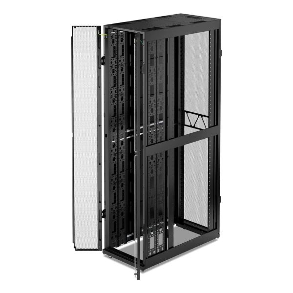 APC NetShelter SX, serverrackbehuizing, Gen 2, 52U, 2436H x 600B x 1200D mm, met zijkanten, zwart (AR3308B2)