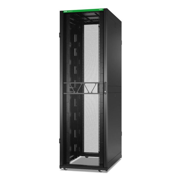 APC NetShelter SX, serverrackbehuizing, Gen 2, 52U, 2436H x 750B x 1200D mm, met zijkanten, zwart (AR3358B2)