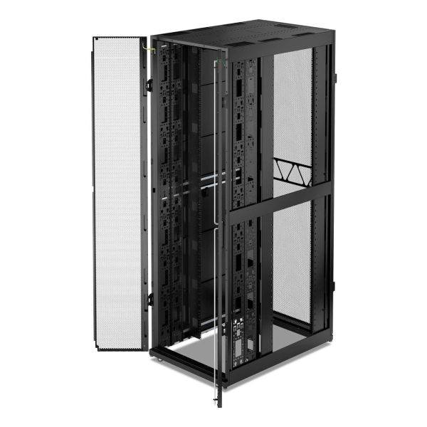 APC NetShelter SX, serverrackbehuizing, Gen 2, 52U, 2436H x 750B x 1200D mm, met zijkanten, zwart (AR3358B2)