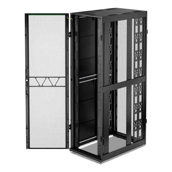 APC NetShelter SX, serverrackbehuizing, Gen 2, 52U, 2436H x 750B x 1200D mm, met zijkanten, zwart (AR3358B2)