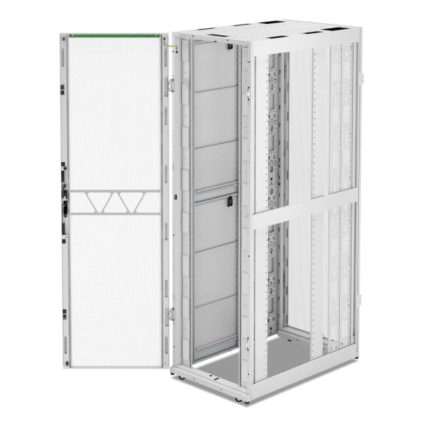 APC NetShelter SX, serverrackbehuizing, Gen 2, 52U, 2436H x 750B x 1200D mm, met zijkanten, wit (AR3358W2)
