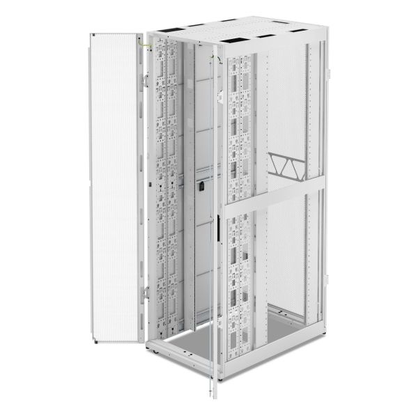 APC NetShelter SX, serverrackbehuizing, Gen 2, 52U, 2436H x 800B x 1200D mm, met zijkanten, wit (AR3388W2)
