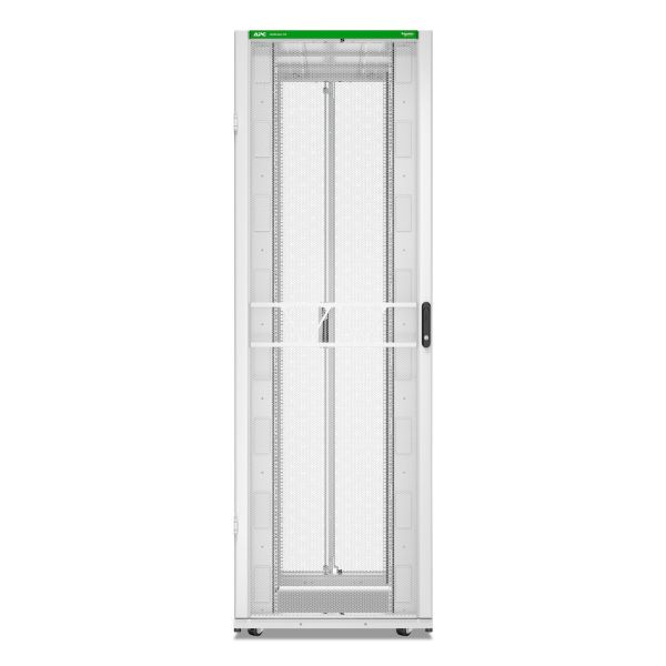 APC NetShelter SX, serverrackbehuizing, Gen 2, 52U, 2436H x 800B x 1200D mm, met zijkanten, wit (AR3388W2)
