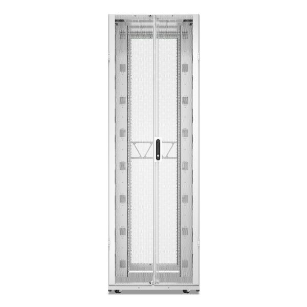 APC NetShelter SX, serverrackbehuizing, Gen 2, 52U, 2436H x 800B x 1200D mm, met zijkanten, wit (AR3388W2)