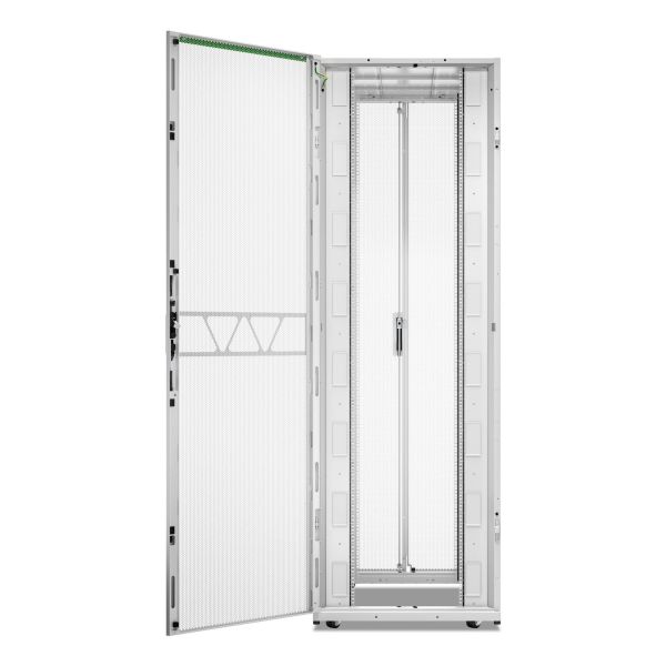 APC NetShelter SX, serverrackbehuizing, Gen 2, 52U, 2436H x 800B x 1200D mm, met zijkanten, wit (AR3388W2)