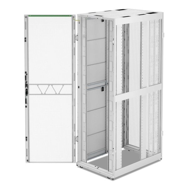 APC NetShelter SX, serverrackbehuizing, Gen 2, 52U, 2436H x 800B x 1200D mm, met zijkanten, wit (AR3388W2)