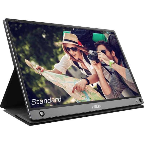 ASUS MB16AMT computer monitor 39,6 cm (15.6") 1920 x 1080 Pixels Full HD LED Touchscreen Multi-gebruiker Zwart, Grijs (90LM04S0-B01170) ASUS MB16AMT computer monitor 39,6 cm (15.6") 1920 x 1080 Pixels Full HD LED Touchscreen Multi-gebruiker Zwart, Grijs (90LM04S0-B01170)