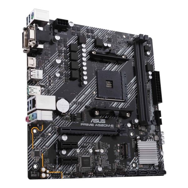 ASUS PRIME A520M-E AMD A520 Socket AM4 micro ATX (90MB1510-M0EAY0) ASUS PRIME A520M-E AMD A520 Socket AM4 micro ATX (90MB1510-M0EAY0)