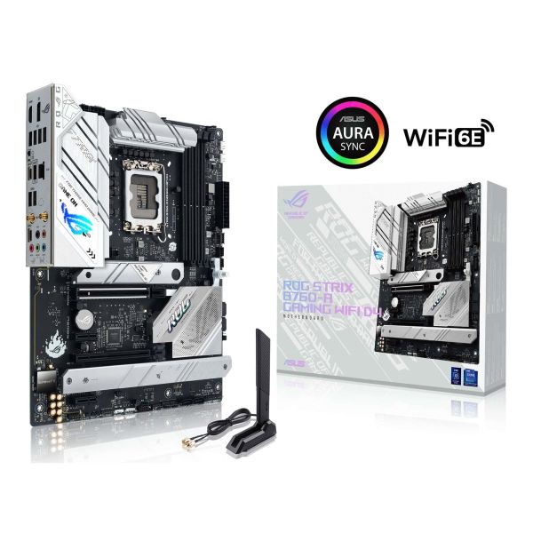 ASUS ROG STRIX B760-A GAMING WIFI D4 Intel B760 LGA 1700 ATX (90MB1DD0-M0EAY0) ASUS ROG STRIX B760-A GAMING WIFI D4 Intel B760 LGA 1700 ATX (90MB1DD0-M0EAY0)