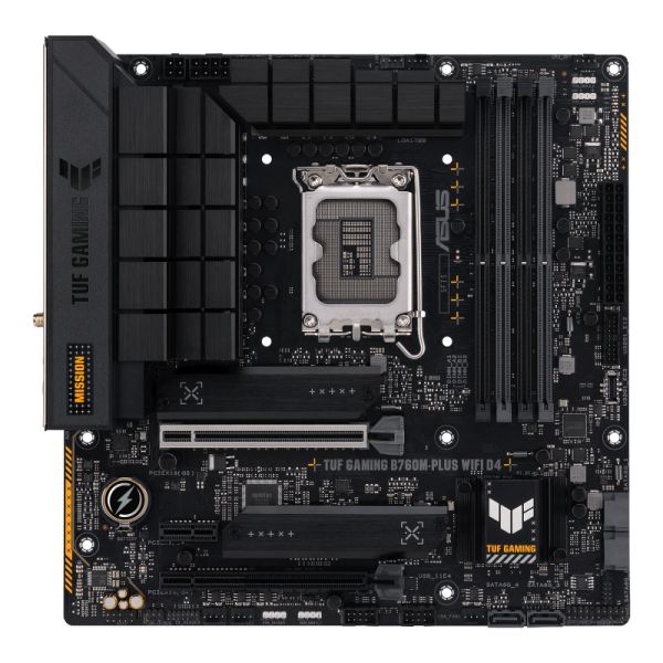ASUS TUF GAMING B760M-PLUS WIFI D4 Intel B760 LGA 1700 micro ATX (90MB1DG0-M0EAY0) ASUS TUF GAMING B760M-PLUS WIFI D4 Intel B760 LGA 1700 micro ATX