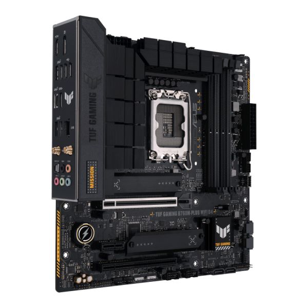 ASUS TUF GAMING B760M-PLUS WIFI D4 Intel B760 LGA 1700 micro ATX (90MB1DG0-M0EAY0) ASUS TUF GAMING B760M-PLUS WIFI D4 Intel B760 LGA 1700 micro ATX