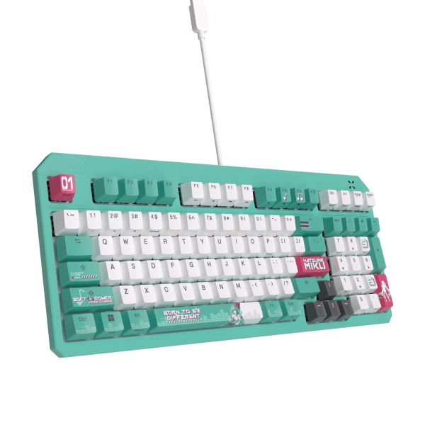 ASUS TUF Gaming K3 Gen II Hatsune Miku Edition toetsenbord Gamen USB Muntkleur, Wit (90MP0460-BKDA30) ASUS TUF Gaming K3 Gen II Hatsune Miku Edition toetsenbord Gamen USB Muntkleur, Wit (90MP0460-BKDA30)