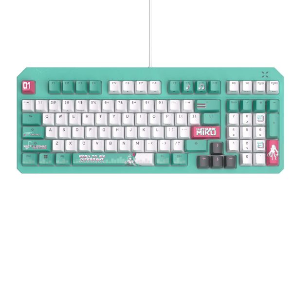 ASUS TUF Gaming K3 Gen II Hatsune Miku Edition toetsenbord Gamen USB Muntkleur, Wit (90MP0460-BKDA30) ASUS TUF Gaming K3 Gen II Hatsune Miku Edition toetsenbord Gamen USB Muntkleur, Wit (90MP0460-BKDA30)