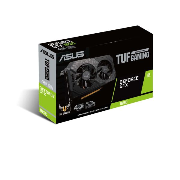 ASUS TUF Gaming TUF-GTX1650-4GD6-GAMING NVIDIA GeForce GTX 1650 4 GB GDDR6 (90YV0EH1-M0NA00) ASUS TUF Gaming TUF-GTX1650-4GD6-GAMING NVIDIA GeForce GTX 1650 4 GB GDDR6 (90YV0EH1-M0NA00)