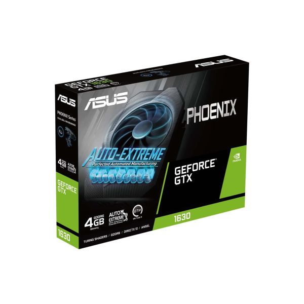 ASUS Phoenix PH-GTX1630-4G NVIDIA GeForce GTX 1630 4 GB GDDR6 (90YV0I50-M0NA00)