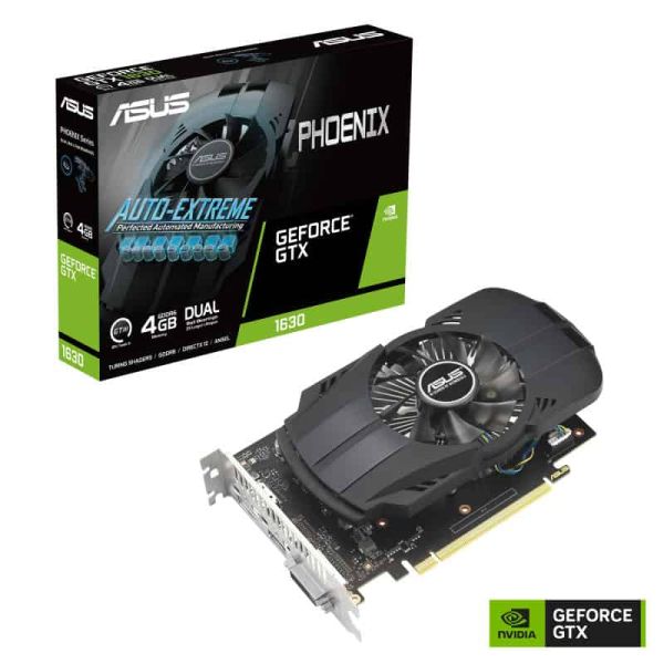 ASUS Phoenix PH-GTX1630-4G-EVO NVIDIA GeForce GTX 1630 4 GB GDDR6 (90YV0I53-M0NA00)