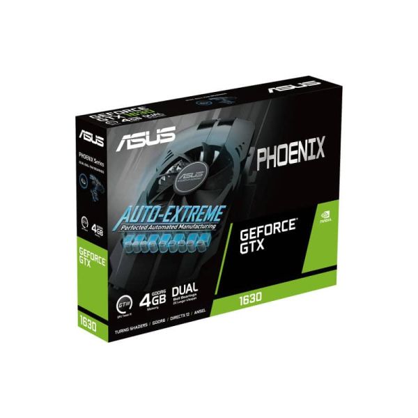 ASUS Phoenix PH-GTX1630-4G-EVO NVIDIA GeForce GTX 1630 4 GB GDDR6 (90YV0I53-M0NA00)