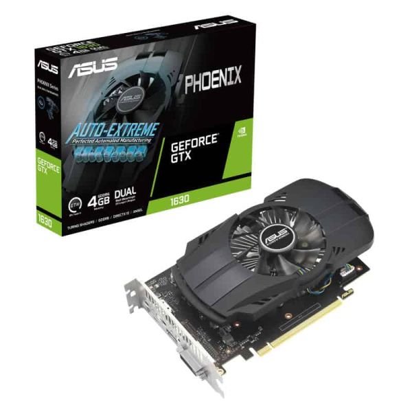 ASUS Phoenix PH-GTX1630-4G-EVO NVIDIA GeForce GTX 1630 4 GB GDDR6 (90YV0I53-M0NA00)