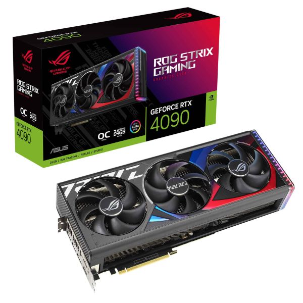 ASUS ROG -STRIX-RTX4090-O24G-GAMING NVIDIA GeForce RTX 4090 24 GB GDDR6X (90YV0ID0-M0NA00)