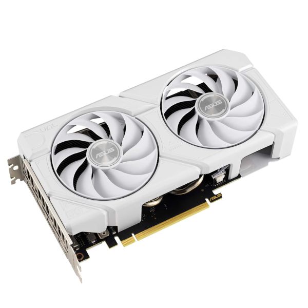 ASUS Dual -RTX4060TI-O8G-EVO-WHITE NVIDIA GeForce RTX 4060 Ti 8 GB GDDR6 (90YV0J4B-M0NA00) ASUS Dual -RTX4060TI-O8G-EVO-WHITE NVIDIA GeForce RTX 4060 Ti 8 GB GDDR6 (90YV0J4B-M0NA00)