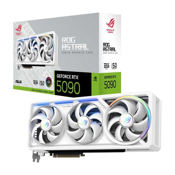 ASUS ROG Astral - -RTX5090-32G-WHITE NVIDIA GeForce RTX 5090 32 GB GDDR7 (90YV0LWB-M0NA00)