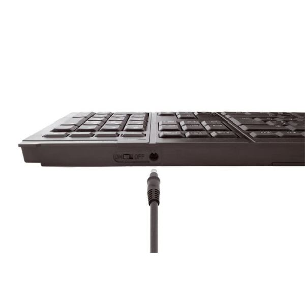 CHERRY B.UNLIMITED AES toetsenbord Inclusief muis Universeel RF Draadloos QWERTY Amerikaans Engels Zwart (JD-0400EU-2) CHERRY B.UNLIMITED AES toetsenbord Inclusief muis Universeel RF Draadloos QWERTY Amerikaans Engels Zwart (JD-0400EU-2)