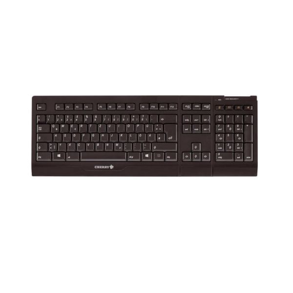 CHERRY B.UNLIMITED AES toetsenbord Inclusief muis Universeel RF Draadloos QWERTY Amerikaans Engels Zwart (JD-0400EU-2) CHERRY B.UNLIMITED AES toetsenbord Inclusief muis Universeel RF Draadloos QWERTY Amerikaans Engels Zwart (JD-0400EU-2)