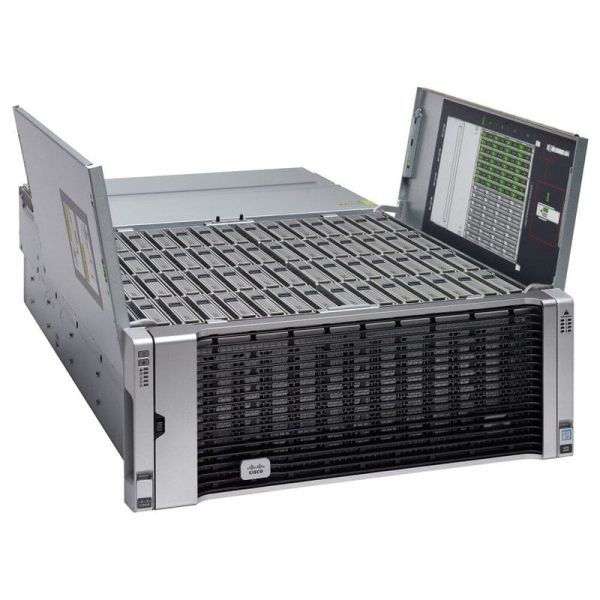 Cisco UCS C3160 560TB (56x 10TB SAS HDD) 32-Core 512GB-RAM 4U Data Center Storage Server (UCSC-C3X60-56HD10) (C3160-10TBSAS_MR_CR-REF)