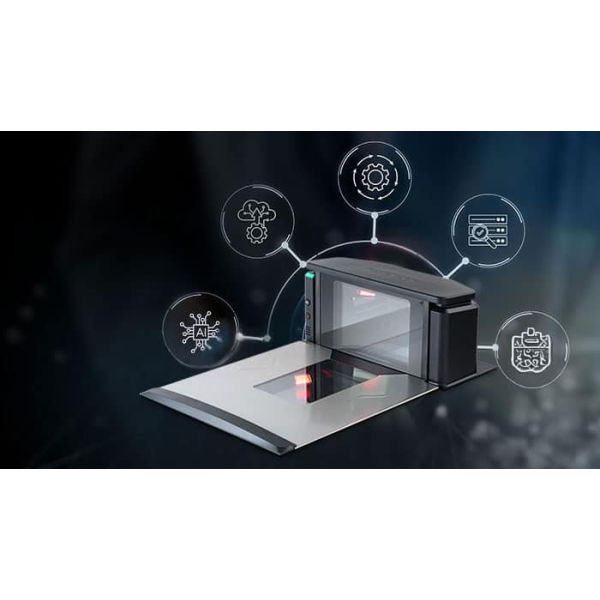 Datalogic Magellan 9550i, Flip-Up, Adaptive Scale, 2D, adaptive scale, poweredUSB, multi-IF (957022201-00361)