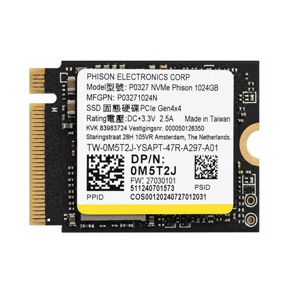 Dell P0327 M5T2J 1 TB Solid State Drive (M5T2J)
