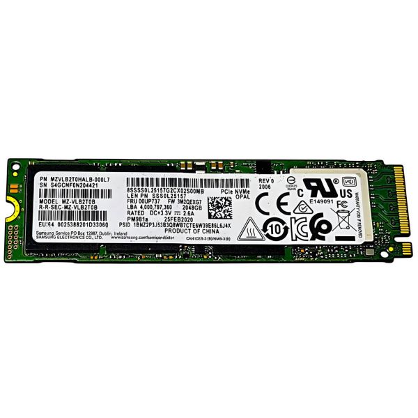 Dell MHG36 Samsung PM981A NVMe SSD 2TB (MHG36_C23)