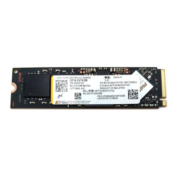 Dell V7K2M (Micron MTFDKBA2T0TGD-1BK15ABDA) 2TB 3500 Series 3D TLC (V7K2M)