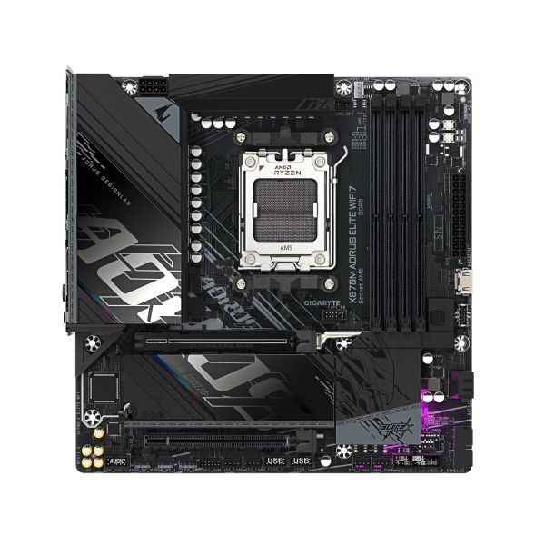 GIGABYTE X870M AORUS ELITE WIFI7 AMD X870 Socket AM5 micro ATX (X870M A ELITE WIFI7) GIGABYTE X870M AORUS ELITE WIFI7 AMD X870 Socket AM5 micro ATX (X870M A ELITE WIFI7)