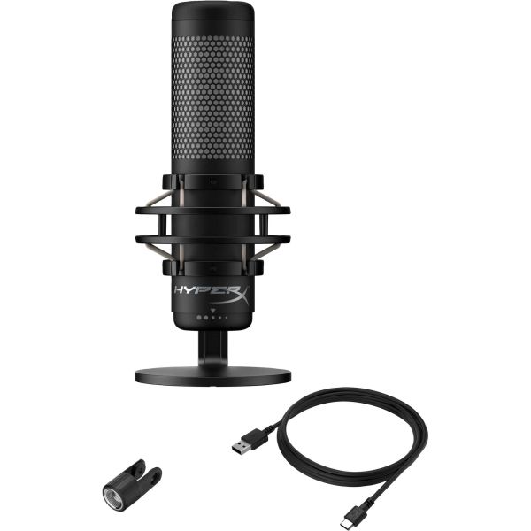 HyperX QuadCast S - USB-microfoon (zwart-grijs) - RGB-verlichting (4P5P7AA) HyperX QuadCast S - USB-microfoon (zwart-grijs) - RGB-verlichting (4P5P7AA)