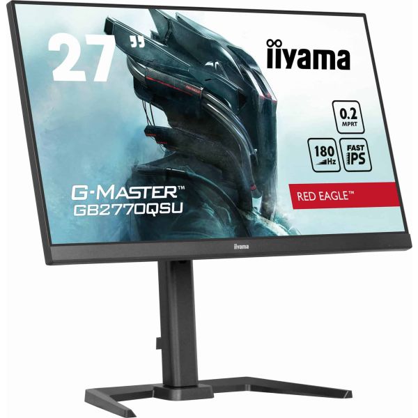iiyama G-MASTER GB2770QSU-B6 computer monitor 68,6 cm (27") 2560 x 1440 Pixels Wide Quad HD LCD Zwart (GB2770QSU-B6) iiyama G-MASTER GB2770QSU-B6 computer monitor 68,6 cm (27") 2560 x 1440 Pixels Wide Quad HD LCD Zwart (GB2770QSU-B6)