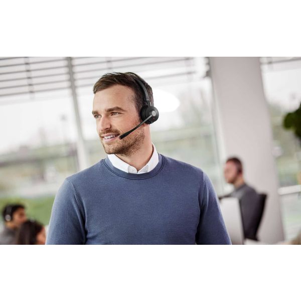 Jabra ENGAGE 55 UC STEREO Headset Draadloos Hoofdband Kantoor/callcenter Zwart (9559-410-111-1)