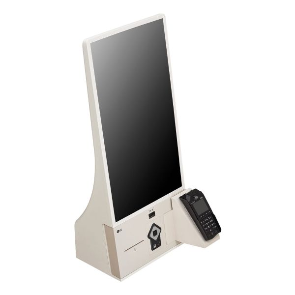 LG 27KC3PK-C beeldkrant Kiosk-ontwerp 68,6 cm (27") 300 cd/m² Full HD Beige Touchscreen Type processor Windows 10 IoT Enterprise 16/7 (27KC3PK-C)