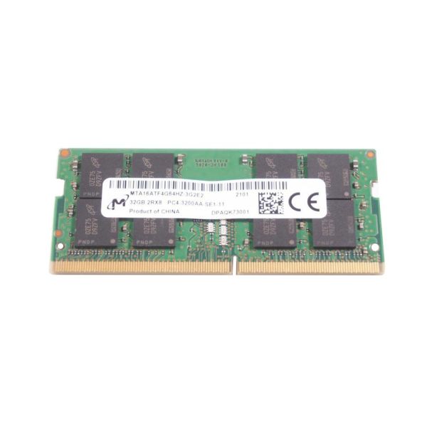 Micron 32GB DDR4 3200MHz SO-DIMM 260-pin 2Rx8 (MTA16ATF4G64HZ-3G2E2-R4)