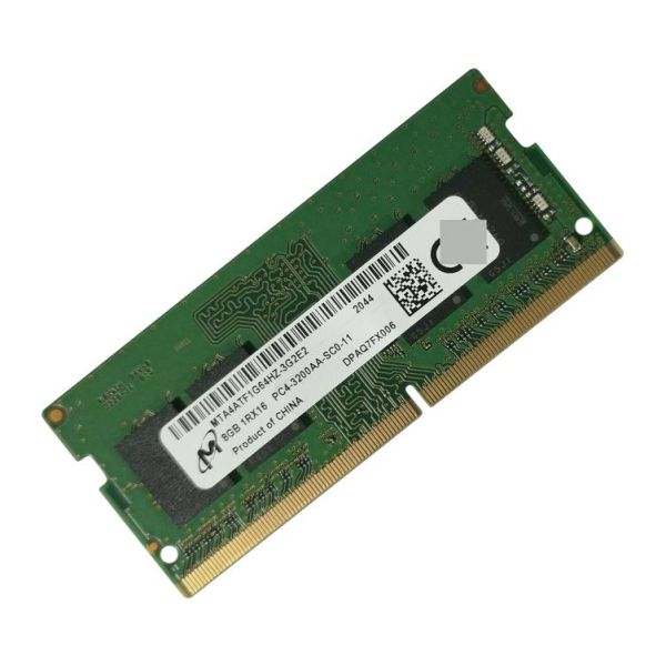 Micron 16GB DDR4 3200MHz SO-DIMM PC4-25600 1Rx8 (MTA8ATF2G64HZ-3G2E2-R4)