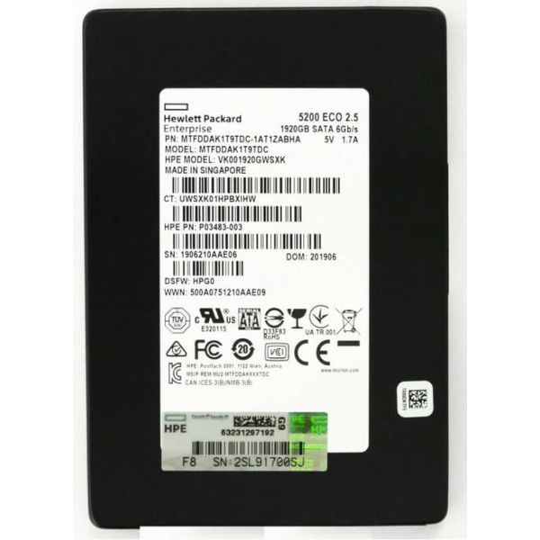 Micron 480GB 5200 Eco Series Read-intensive 3D TLC NAND 2.5-inch SATA (MTFDDAK480TDC-1AT1ZABYY_C23)
