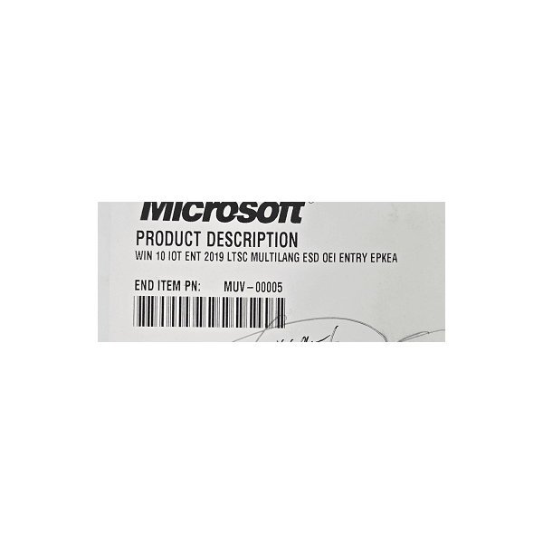 Microsoft Windows 10 IoT Ent. LTSC Entry (MUV-00005)